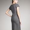 Derek Lam Capsleeve Denim Dress in Gray (black) - Lyst