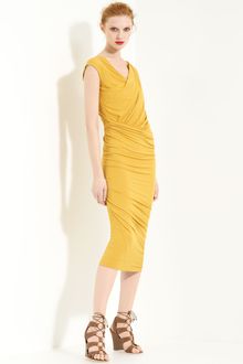 Donna Karan New York Collection Twisted Jersey Dress - Lyst