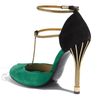 Gucci Chain Strap Mary Jane Sandal in Green (green suede) - Lyst