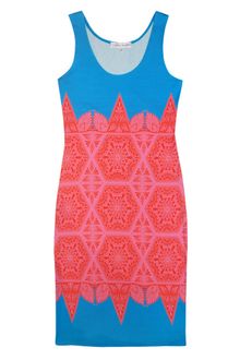Jonathan Saunders Printed Vest Dress - Lyst
