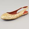 Marc By Marc Jacobs Sling Back Glitter Flats in Gold - Lyst