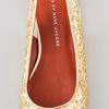 Marc By Marc Jacobs Sling Back Glitter Flats in Gold - Lyst
