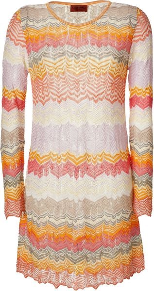 Missoni Lychee and Lavender Multicolor Dress - Lyst