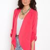 Nasty Gal Boardwalk Blazer in Pink (coral) - Lyst
