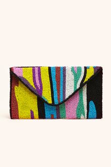Nasty Gal Wild Night Beaded Clutch - Lyst