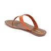 Prada Crocco Thong Sandal in Orange - Lyst
