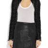 Antonio Berardi Tweed and Leather Jacket in Black - Lyst