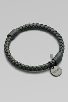 Bottega Veneta Braided Leather Bracelet - Lyst