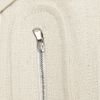 Carven Cotton Biker Jacket in Beige (cream) - Lyst