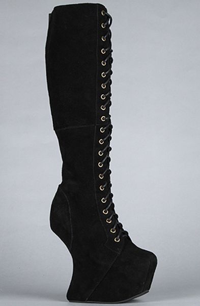 jeffrey campbell colorblocked tall boots
