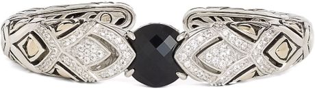 John Hardy Naga Round Station Kick Cuff in Silver (sterling silver) - Lyst