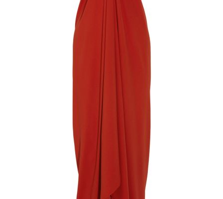Lanvin Strapless Silk-blend Crepe Gown