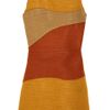 Proenza Schouler Leather and Woven Tweed Dress in Brown (mustard) - Lyst