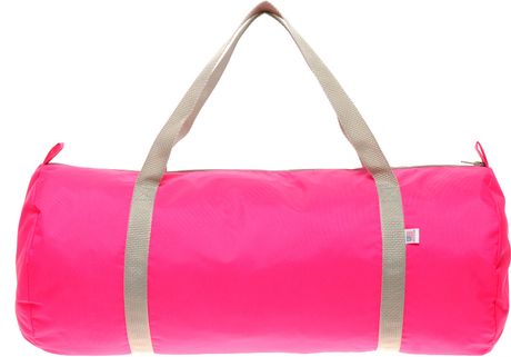 pink barrel bag