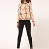 Asos Collection Asos Woven Tshirt with Mixed Square Print in Multicolor (multi) - Lyst