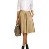 Balenciaga Slubbed Silk Miroir Umbrella Skirt in Brown (taupe) - Lyst