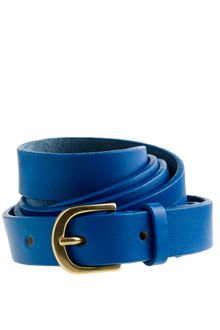 J.Crew Italian Leather Skinny Belt - Lyst