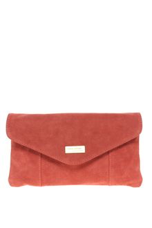 River Island Suede Envelope Clutch Bag - Lyst