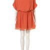 Topshop Zip Back Chiffon Rare in Orange (terracotta) - Lyst