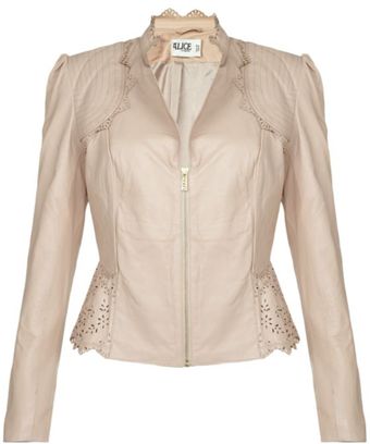  Libre Cropped Leather Jacket 