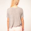 Asos Collection Asos Tshirt in Slouch Loose Knit in Beige (nude) - Lyst