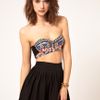 Asos Collection Asos Corset in Mex Tex Print in Multicolor (multi) - Lyst