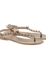 Balenciaga Arena Leather Sandals