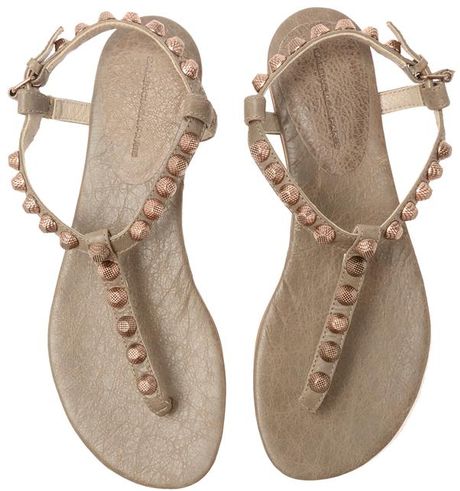 balenciaga sandals womens grey