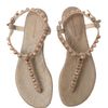 Balenciaga Arena Leather Sandals in Gray (grey) - Lyst