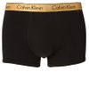 Calvin Klein Contrast Waistband Trunk in Black for Men - Lyst