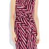 Diane Von Furstenberg Printed SilkJersey Wrap Dress in Purple (fuchsia) - Lyst