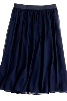 J.Crew Crinkle Chiffon Skirt - Lyst