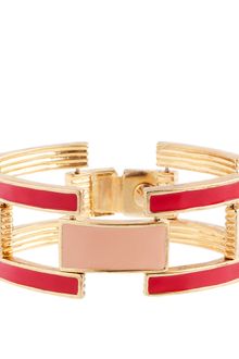J.Crew Squared Enamel-link Bracelet - Lyst