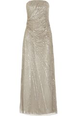 Paul & Joe Floride Strapless Beaded Tulle Gown