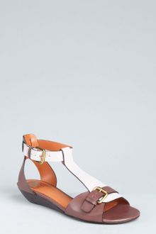 Pour La Victoire  Leather Mali Wedge Sandals - Lyst