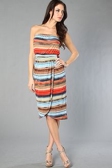 Quiksilver The Desert Sunset Stripe Dress - Lyst