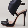 Viktor & Rolf High Heel Bow Sandals in Black - Lyst