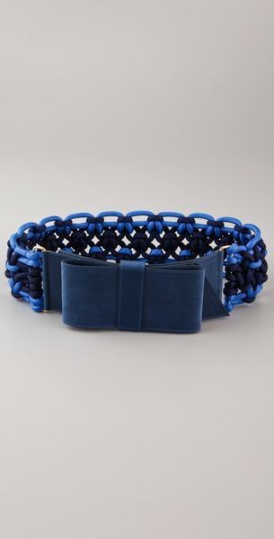 Viktor & Rolf Braided Waist Belt in Blue - Lyst