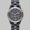 Marc By Marc Jacobs Gray & Rose Gold Ion Plated Chronograph Watch in Pink (gunmetal) - Lyst