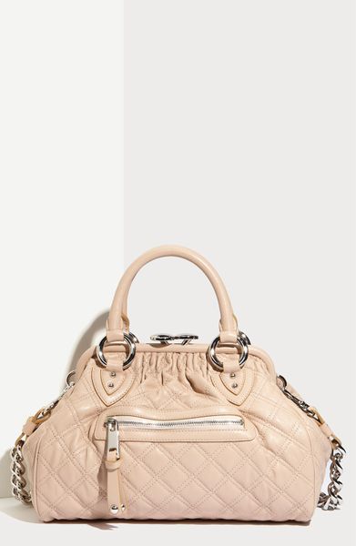 Marc Jacobs Quilting Mini Stam Satchel in Pink (blush) - Lyst