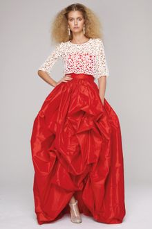 Oscar de la Renta Strapless Gown - Lyst
