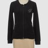 Blumarine Zip Sweatshirt in Black - Lyst
