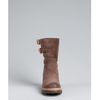 Prada  Suede Double Buckle Boots in Brown - Lyst