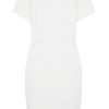 Acne Lucille Raw Edge Dress in White - Lyst