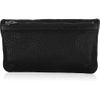 Alexander Wang Dumbo Foldover Leather Clutch in Black
