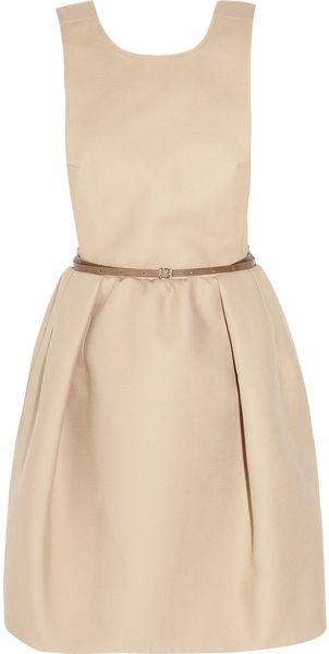 Carven Cotton-twill Dress - Lyst