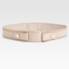 Chloé Dual Snap Belt in Beige (nude) - Lyst