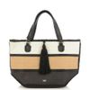 Anya Hindmarch Tricolour Straw Bag in Multicolor (black) - Lyst