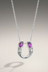 John Hardy Horse Shoe Pendant On Chain Necklace