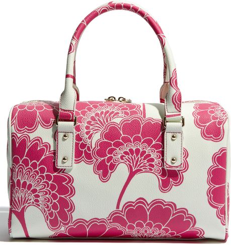 Kate Spade Japanese Floral - Melinda Satchel in Pink (stunning pink) | Lyst